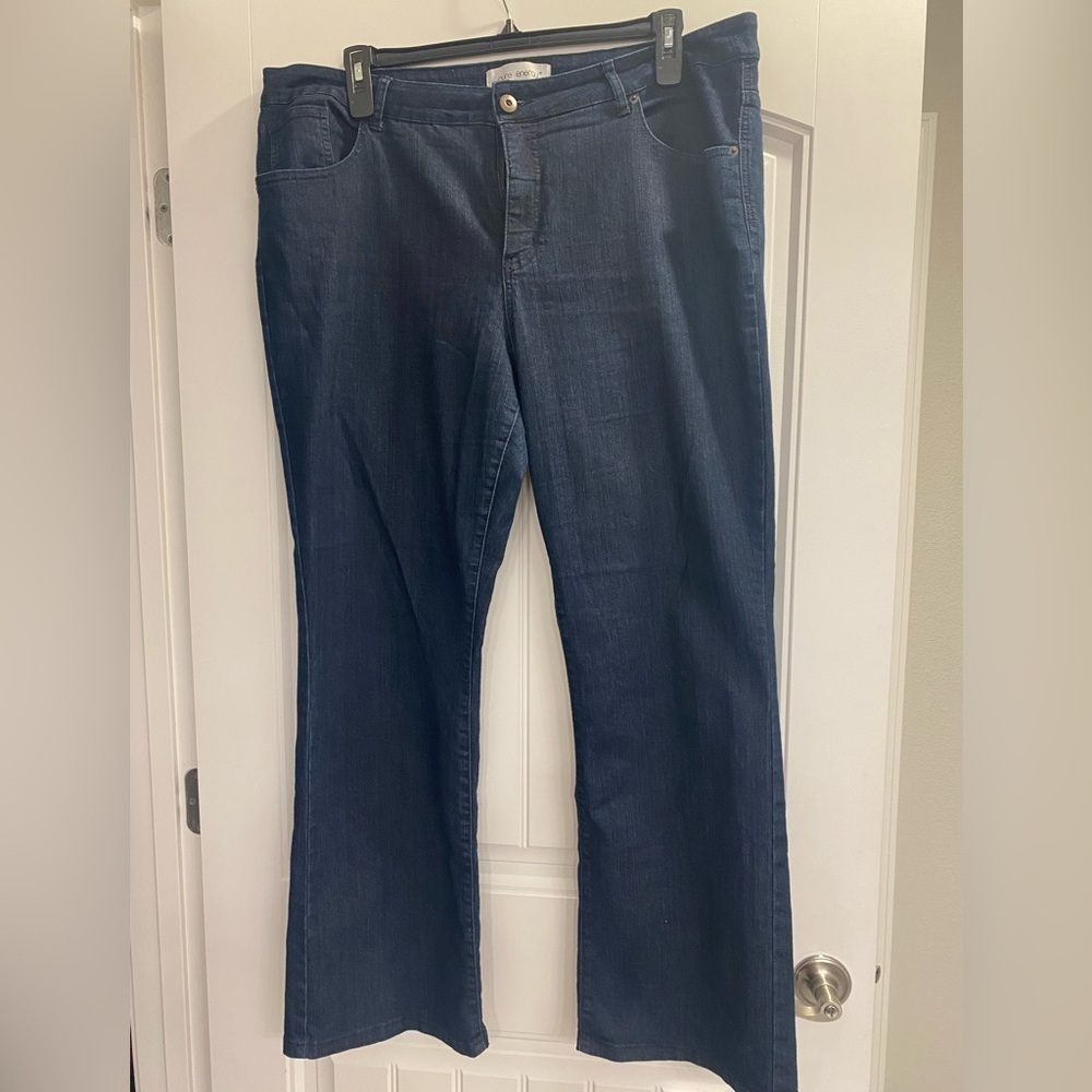 Pure energy plus size womens Jean flare leg